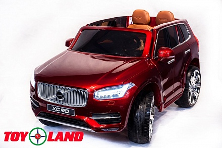 Электромобиль Джип Volvo XC 90, красный 